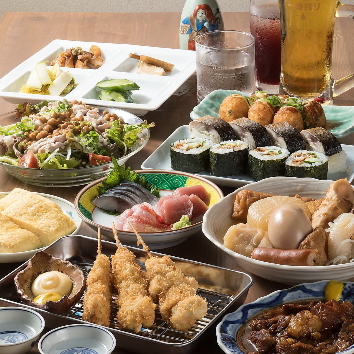 从JR草津站步行2分钟！可以自己享用午餐的休闲吧台席的居酒屋。