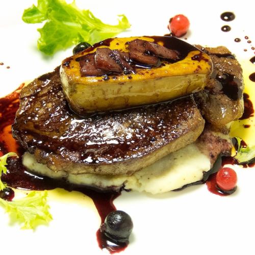 Beef fillet and foie gras Rossini style