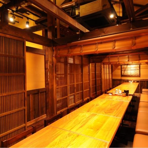 Close to the station, easy to use for banquets. Tatami room for 4 to 14 people, private room for 22 people~◎