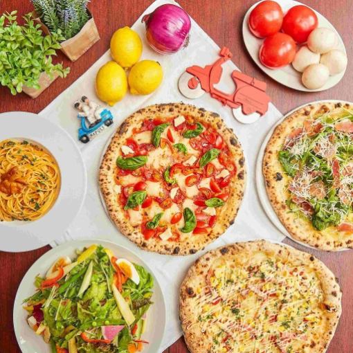 【メッセージ入りドルチェ盛り合わせ付き】2時間飲み放題！歓送迎会コース