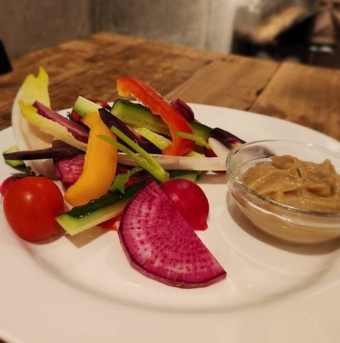 新鮮野菜のバーニャカウダ