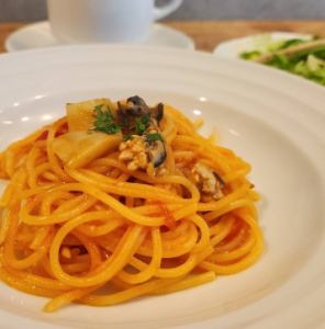 Aセット.本日のモーニングパスタ