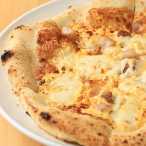 pizza carbonara/カルボナーラ