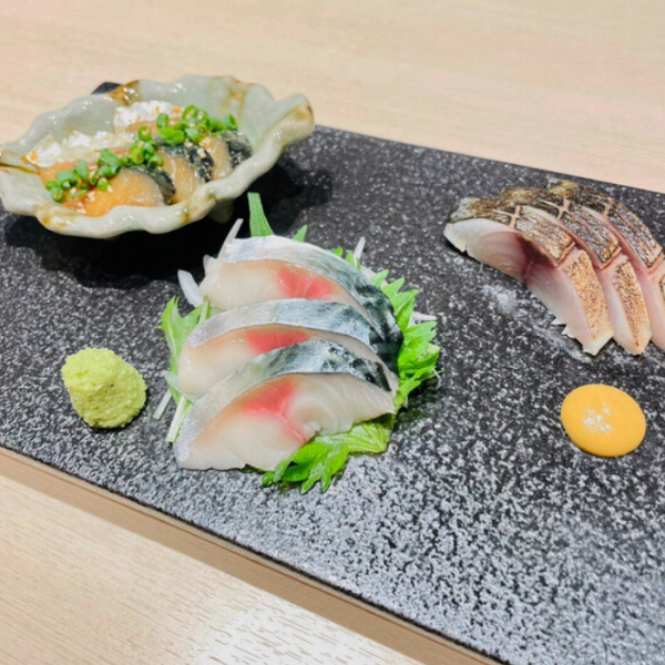 さばの三点盛り