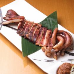 Grilled squid