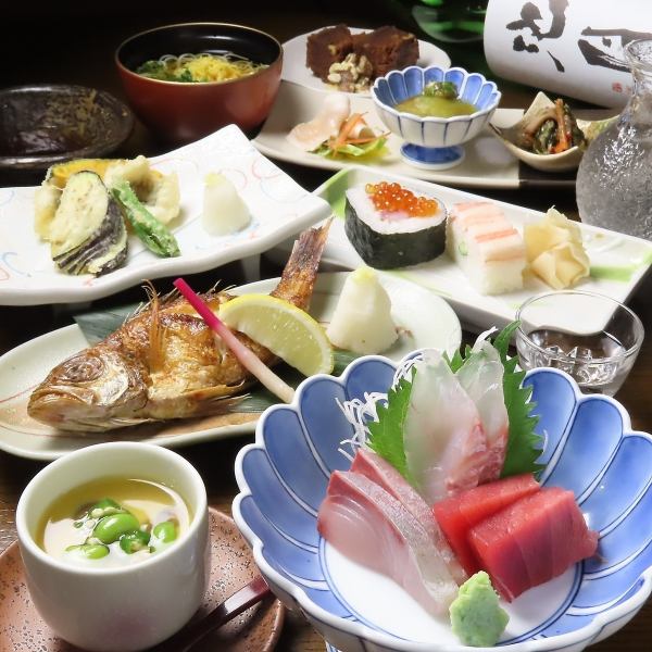 北陸の海の幸を楽しむならえん家！！とれたて新鮮な海鮮料理がご堪能いただけます。