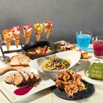 ◆歓送迎会におすすめ◆120分飲み放題&7品【お祝いコース】税込5000円