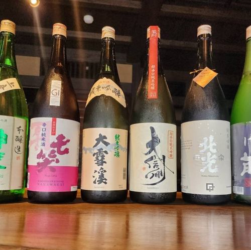 長野県産日本酒を多数ご用意