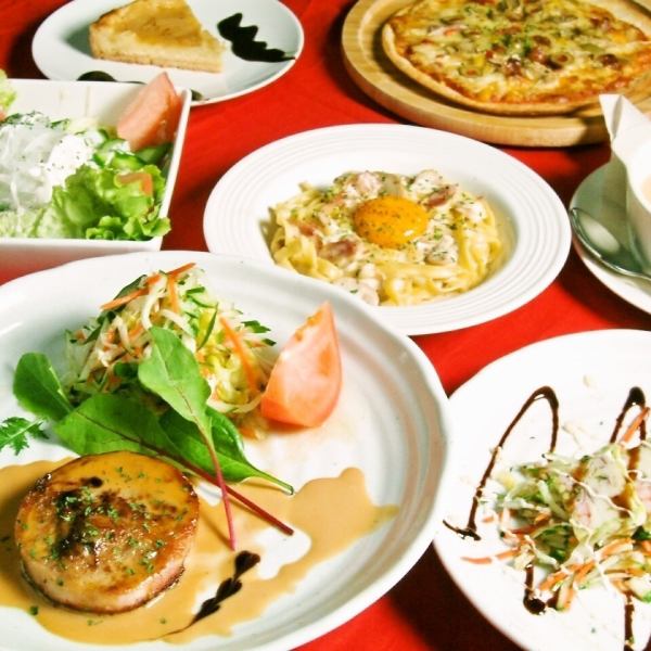【アラカルト料理も充実】大人気のパスタやブルスケッタ、イタリア料理を中心に幅広くご用意しております◎