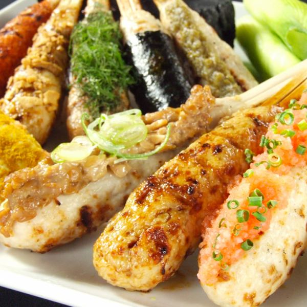 The legendary meatball skewers come in 18 different flavors.Choose the flavor that suits you!