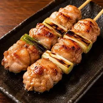 奥美川鸡肉葱串