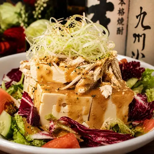 豆腐棒棒鸡沙拉