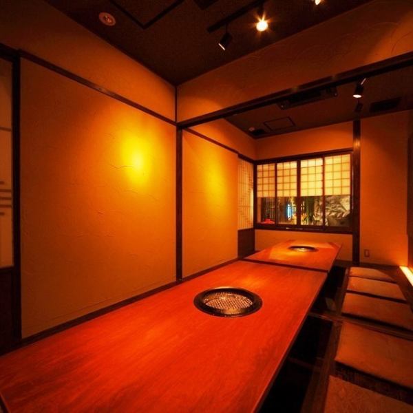 8名様の個室もあり。最大24名収容可能な個室もあるので会社宴会にもお勧めです。