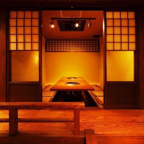 全席完全個室◎　2人だけの空間で、良質なお肉を堪能できる♪