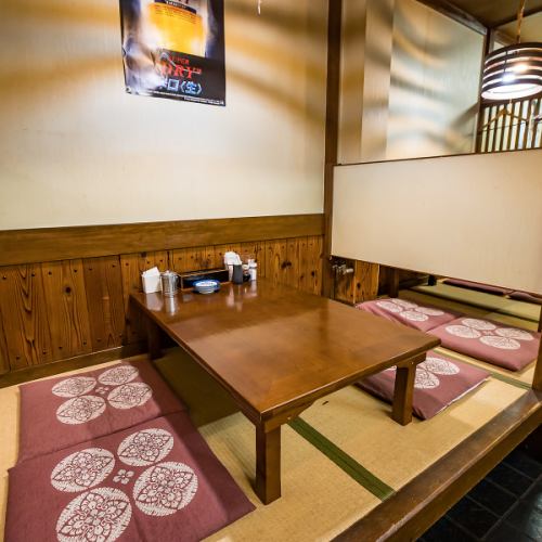 座敷席で家族利用も安心