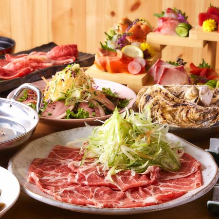 [Peony Course] Enjoy ingredients such as Tottori Prefecture-produced Wagyu beef and Hiroshima Prefecture-produced oysters.3 hour system/2.5 hour all-you-can-drink 9 dishes 8,000 yen