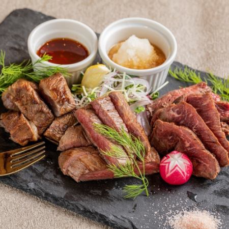 【椿套餐】美味的肉拼盘！无火锅套餐◎2.5小时/2小时无限畅饮8道菜4500日元