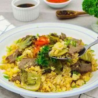 Beef and Takana Fried Rice