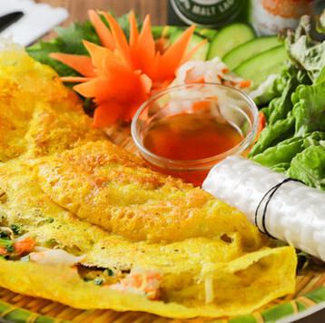 【外パリ中もち食感】バインセオ◆ベトナム風お好み焼き Mサイズ