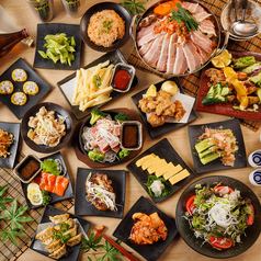 [All-you-can-eat and drink for 3 hours ★] All-you-can-eat all 35 dishes & all-you-can-drink more than 70 types "All-you-can-eat and drink all-you-can-eat and drink course" 3500 yen ♪