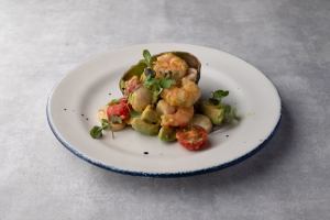 Wild shrimp and avocado salad