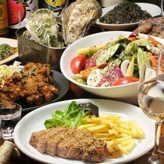 ごまやの人気者勢揃い！4800円2.5H飲み放題付き料理9品の【ごまやコース】♪♪