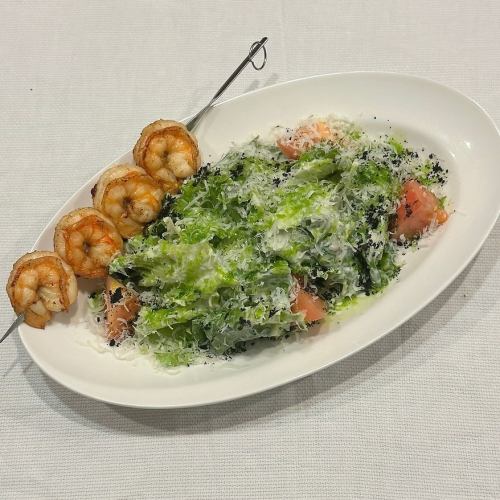 海老焼きサラダ