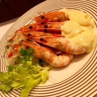 Angel shrimp mayonnaise sauce (6 pieces)