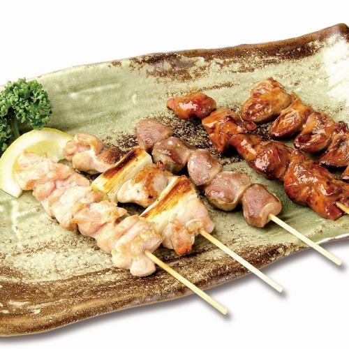 Thigh Skewers (Sauce/Salt)/Bonjiri Skewers (Sauce/Salt)