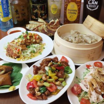 【貸切コース】16～20名様★当店人気中華6品＋飲み放題6000円(税込)