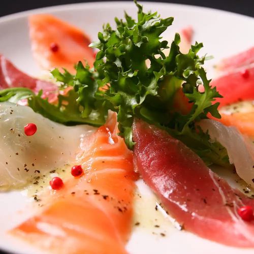 新鮮鮮魚のカルパッチョ