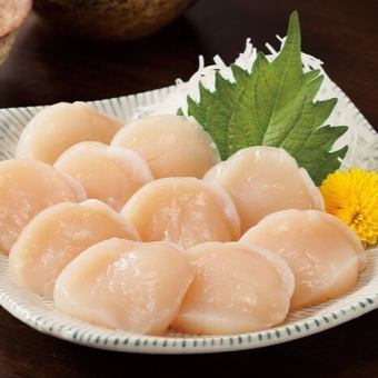 ほたての刺身