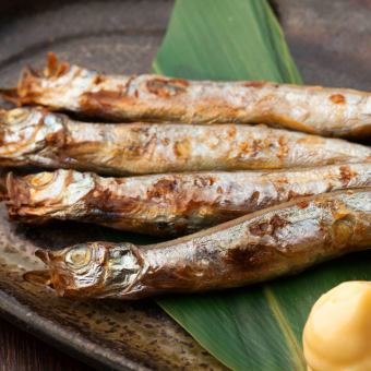 ししゃも炙り焼き