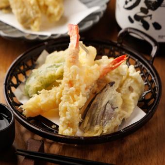 天婦羅盛り合わせ