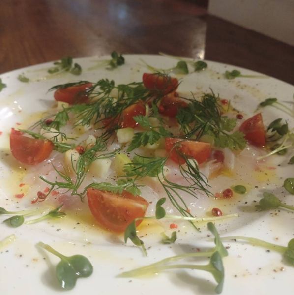 本日鮮魚のカルパッチョ