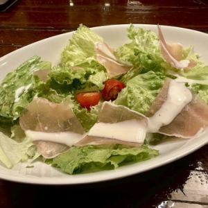 生ハムのシーザーサラダ