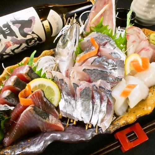 Excellent fresh sashimi!