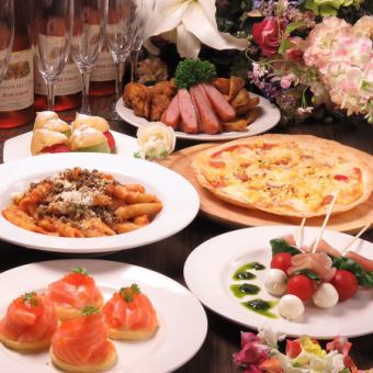[Private buffet party course] 4,000 yen with 2 hours of all-you-can-drink ☆ Perfect for wedding after-parties and company parties ♪