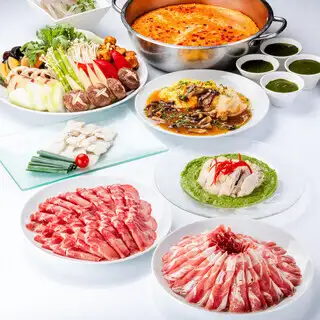 【夏限定】薬膳麻辣豆乳鍋コース（料理のみ）◇4500円(税込)