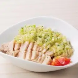 鶏の葱ソース