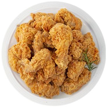 One fried chicken (bone-in/boneless)