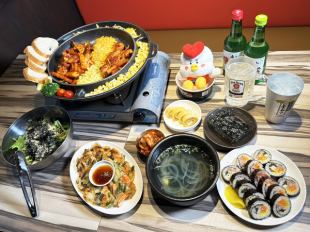 "120 minutes all-you-can-drink included" Recommended for parties! Cheese Dakgalbi Pegopayo course!! 5000 yen