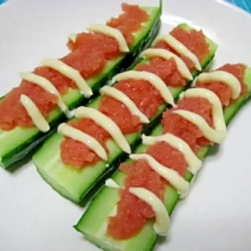 Mentaiko cucumber