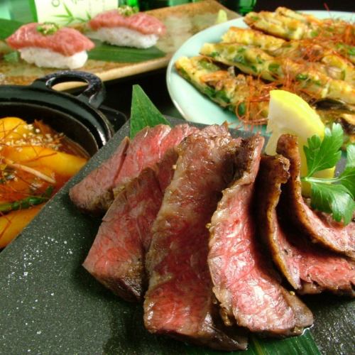 Charcoal-grilled domestic beef skirt steak from 100g