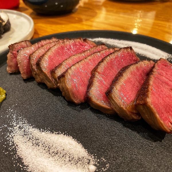 Charbroiled carefully selected Wagyu beef