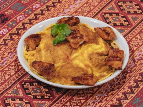 [Topping] Egg + Chicken Thai Omelet & Chicken