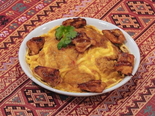 【トッピング】　玉子＋チキン　Thai Omelet & Chicken　