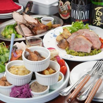 お料理のみ◇季節の前菜と選べるメインを味わう女子会・歓送迎会の贅沢ディナーコース