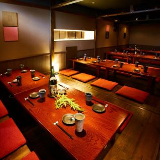 The Japanese restaurant is spacious and spacious.Please leave our large parties and parties to our shop!