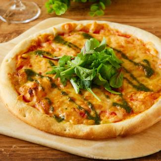 のび～るチーズのマルゲリータピザ
